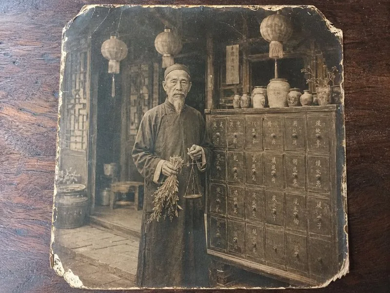Li Fenglin, praprapradziadek-uzdrowiciel Dr Li Wei, ok. 1892 roku